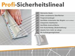 Sicherheits Schneidelineal